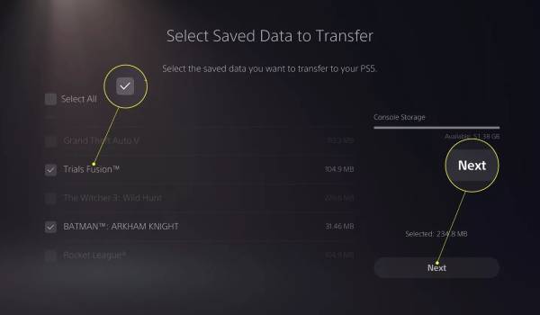  انواع روش‌های انتقال بازی از PS4 به PS5